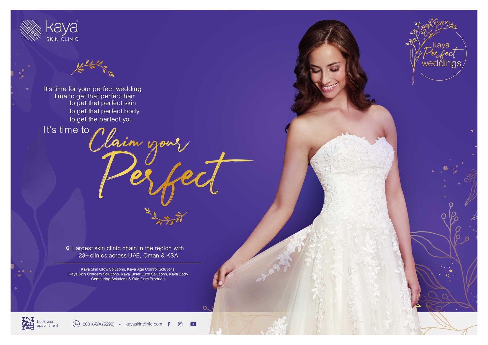 Kaya bridal campaign visual