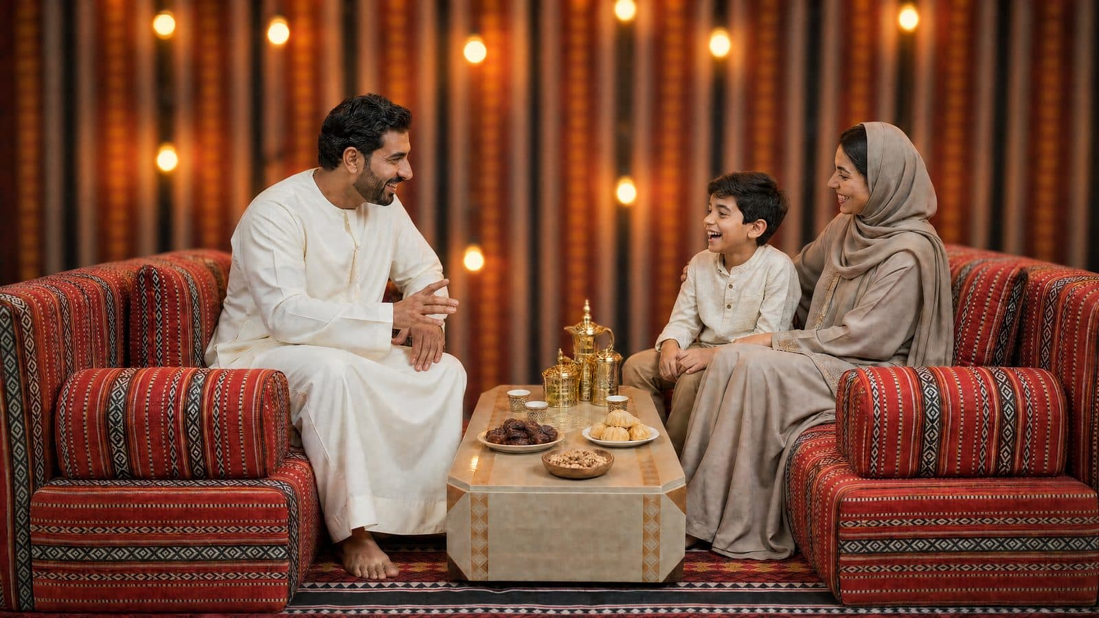 The Majlis — traditional Emirati seating area